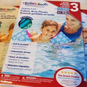 Swim Schools Fabric Arm FLoats S/M 30-50 Lbs New